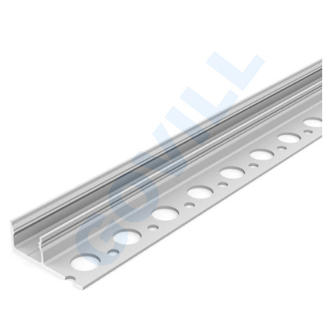 TOPMET 2000620 LED profil Uni-tile 12 C csempe alá eloxált 2m/szál